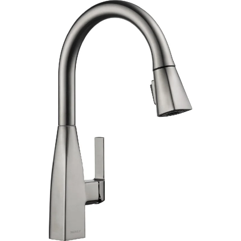 Xander Single Handle Pull-Down Kitchen Faucet in Stainless P7919LF-SS