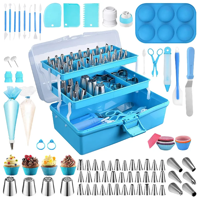 236Pcs Cake Decorating Kit Baking Tools with Tips