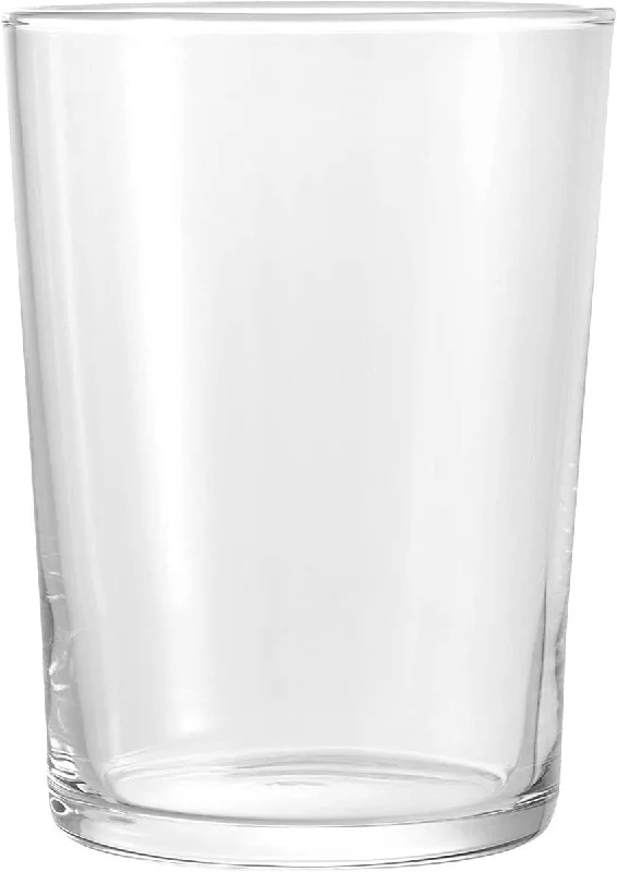 Bodega Collection Glassware – Set Of 12 Maxi 17 Ounce Drinking Glasses For Water, Beverages & Cocktails – 17oz Clear Tempered Glass Tumblers, Transparent