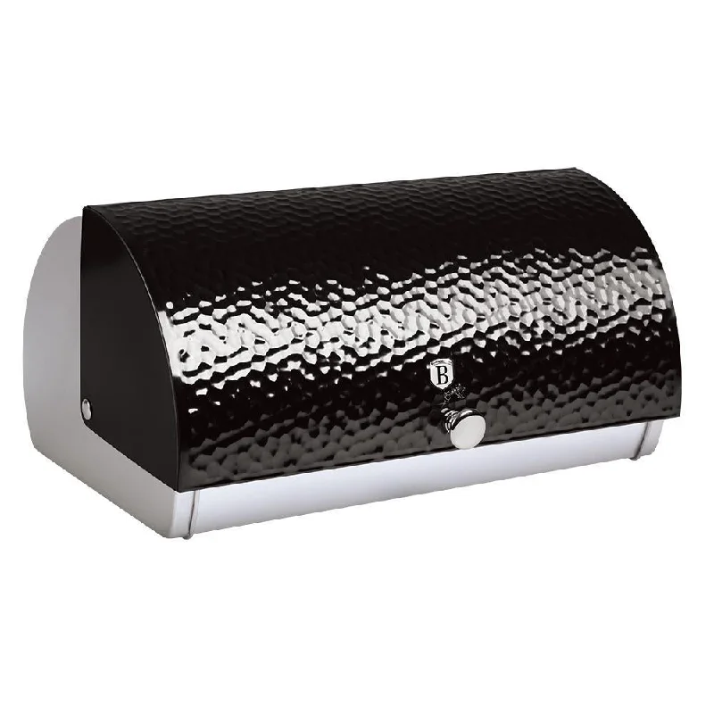 Bread Box w/ Metallic Door Black Collection