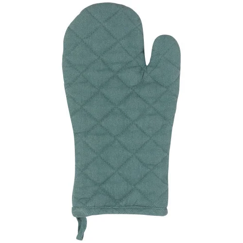 Heirloom Oven Mitt Pair - Lagoon