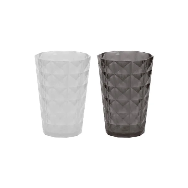 Diamond Plastic Tumbler 12cm