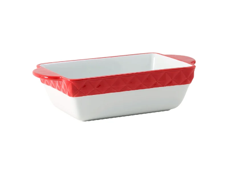 DisplayTux Casserole Rectangular 1-1/2qt 11"(9" w/o handle)x6"x3", 2 Pieces