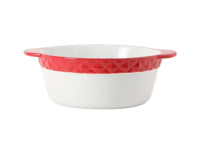 DisplayTux Casserole Round 3-1/2qt 12"(10" w/o handle)x4", 2 Pieces