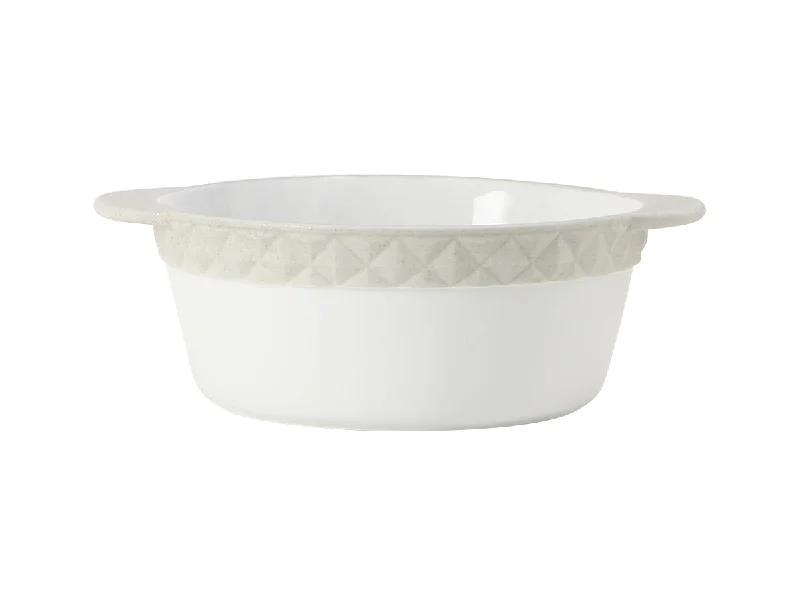 DisplayTux Casserole Round 3-1/2qt 12"(10" w/o handle)x4", 2 Pieces