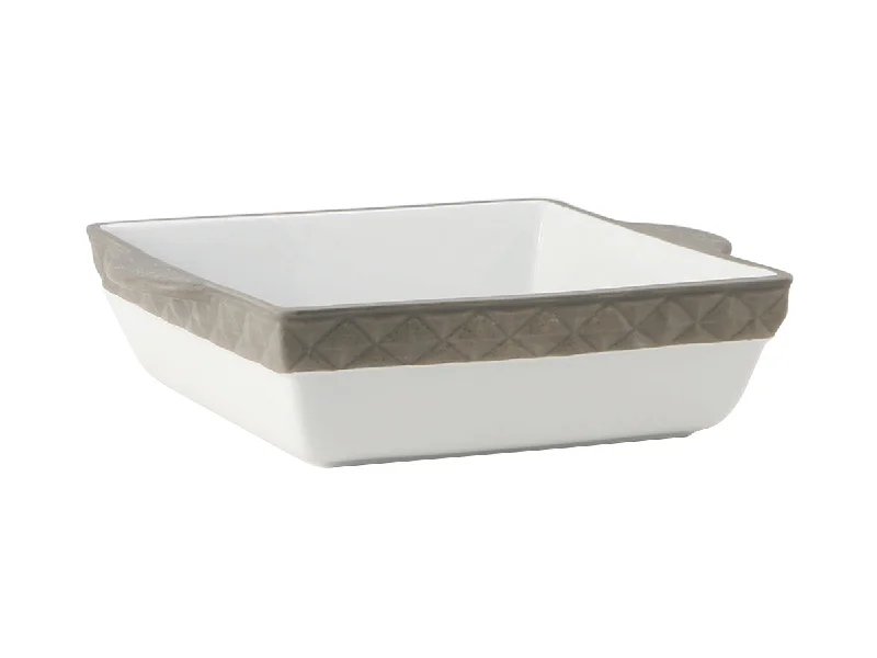 DisplayTux Casserole Square 3-1/4qt 12"(10" w/o handle)x10"x3", 2 Pieces