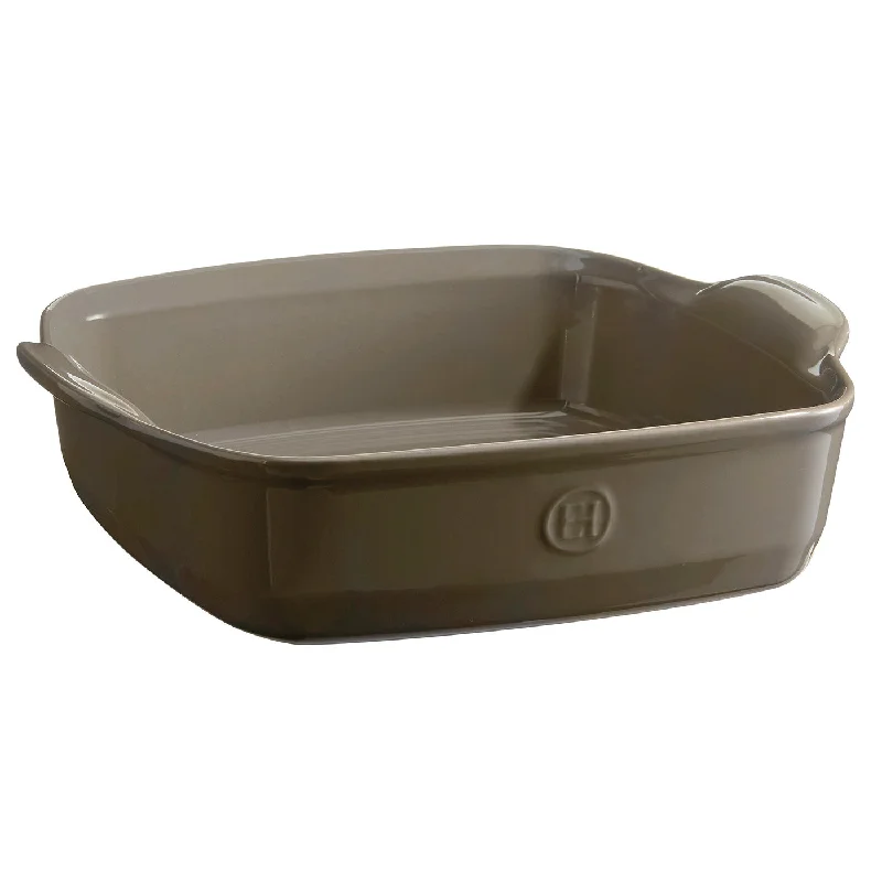 Emile Henry Square Baking Dish Ultime, 11-Inch, Flint