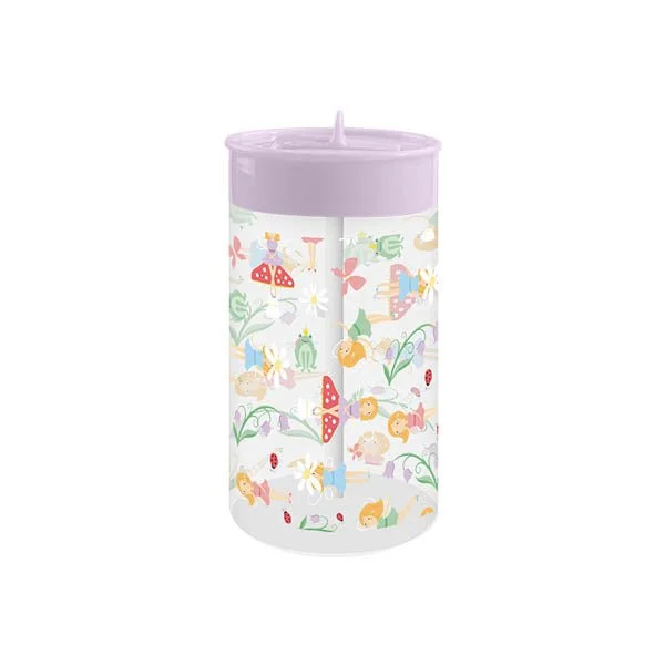 Fairy Tumbler With Straw & Lid 450ml