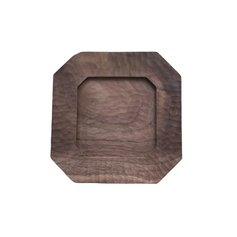 Handmade Black Walnut Octagonal Plate