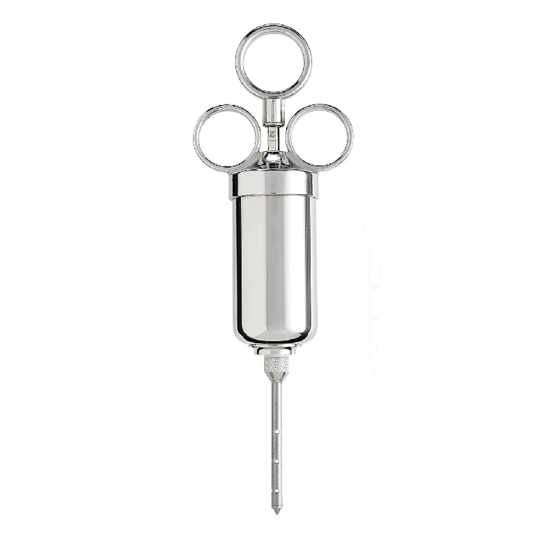 HIC 2 Ounce Meat Marinade Injector Needle, Stainless Steel