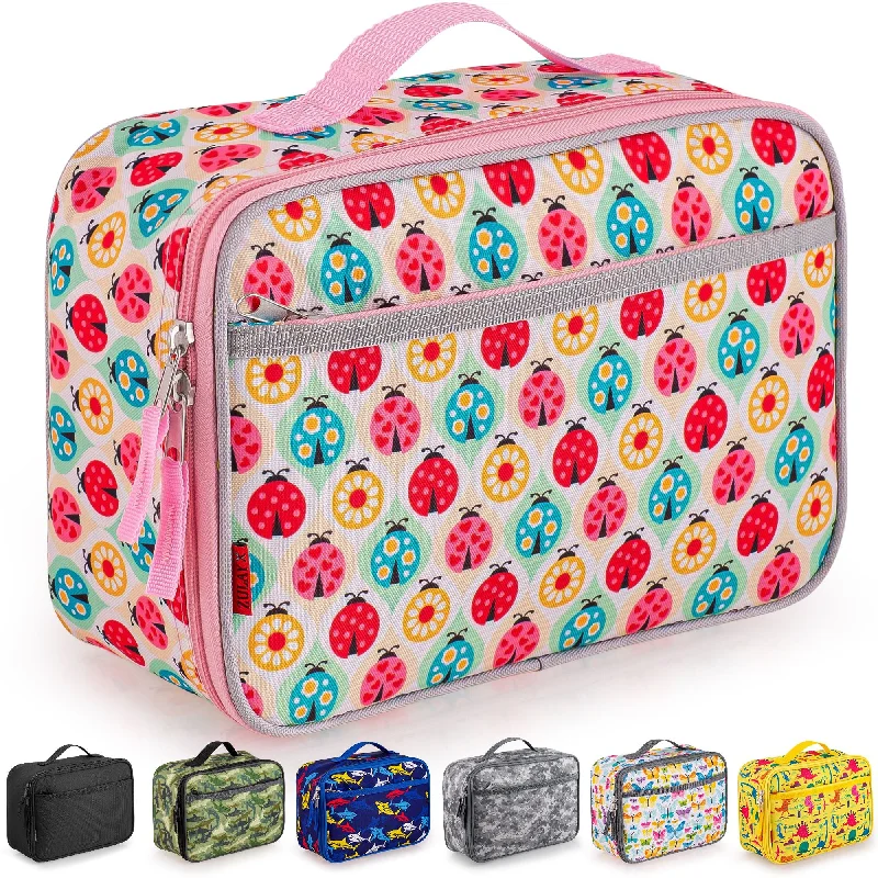 Insulated Lunch Bag With Spacious Compartment & Built-In Handle