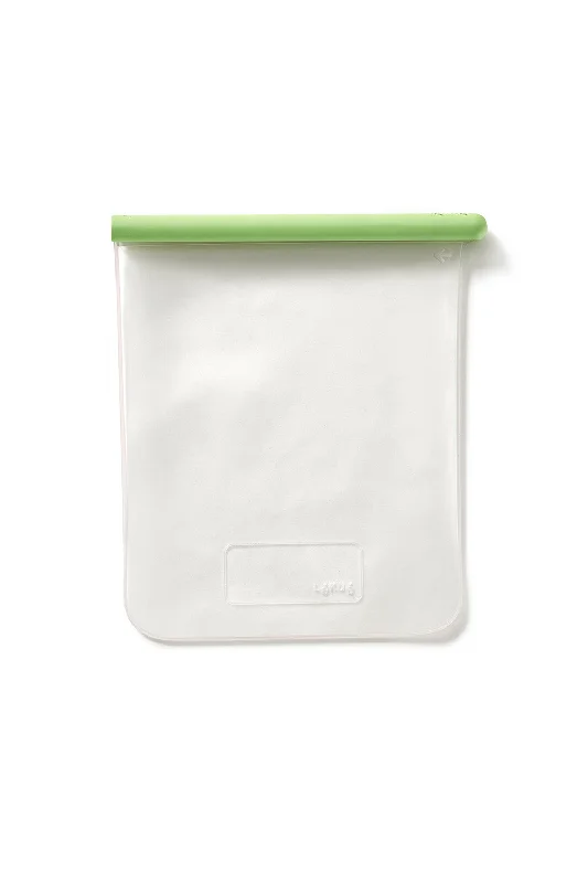 Lekue Reusable Silicone Flat Bags, Airtight for Storage, Large