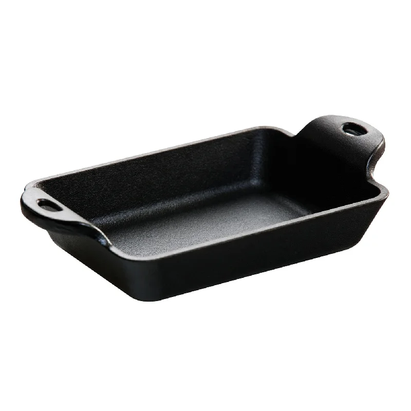 Lodge Cast Iron Rectangle Mini Server, 10 Ounce