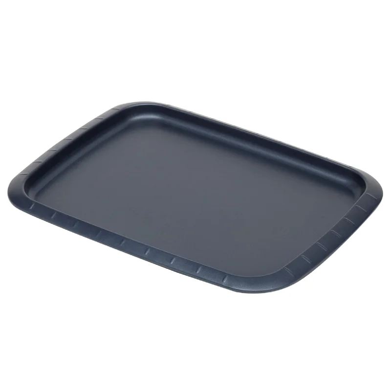 Michael Graves Design Textured Non-Stick 10” x 14” Carbon Steel Cookie Sheet, Indigo