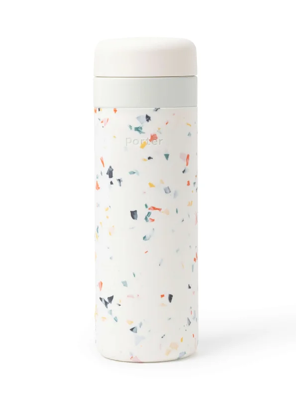 Porter Insulated Bottle 20oz - Terrazzo Cream