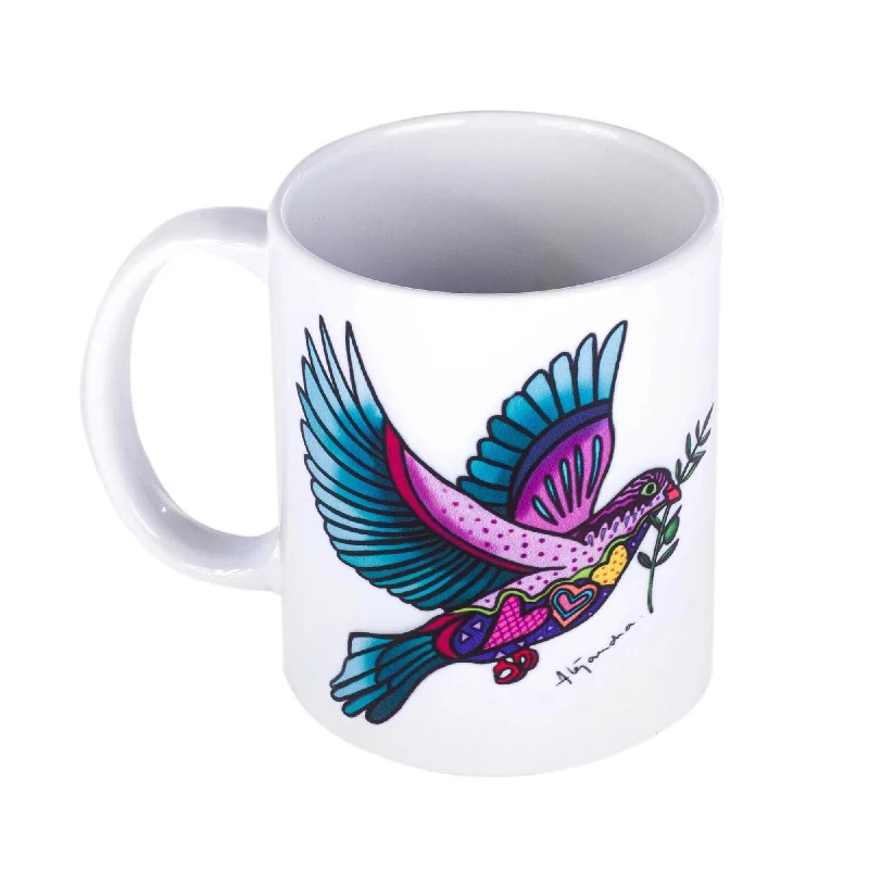 Artist Print Ceramic Mug - Dove