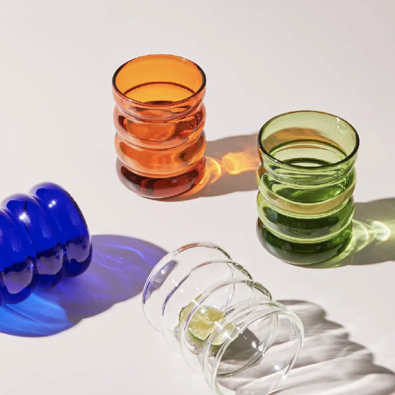 Rim Rum Ripple Glass Cups