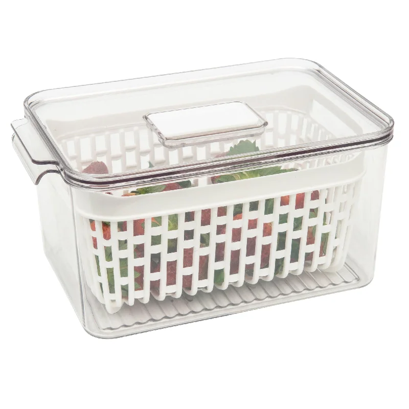 Fridge Storage Container with Basket (Single)