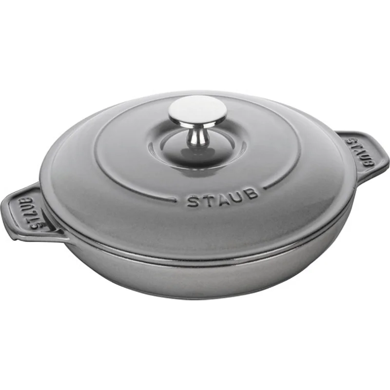 STAUB Cast Iron 7.9-inch Round Covered Baking Dish