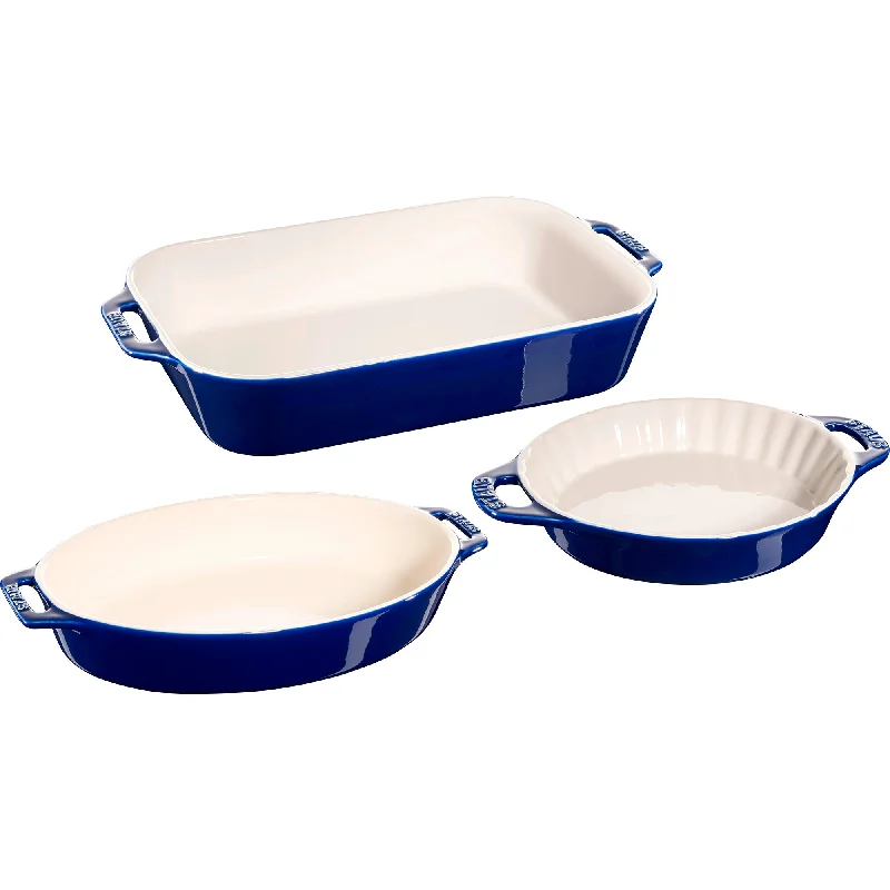 Staub Ceramics 3-pc Mixed Baking Dish Set