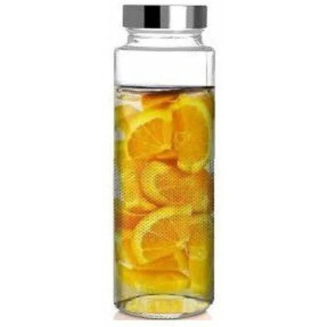 Stylish Somil Clear Glass Jar for Kitchen and Home Organization | 750 ML | 3 x 3 inches