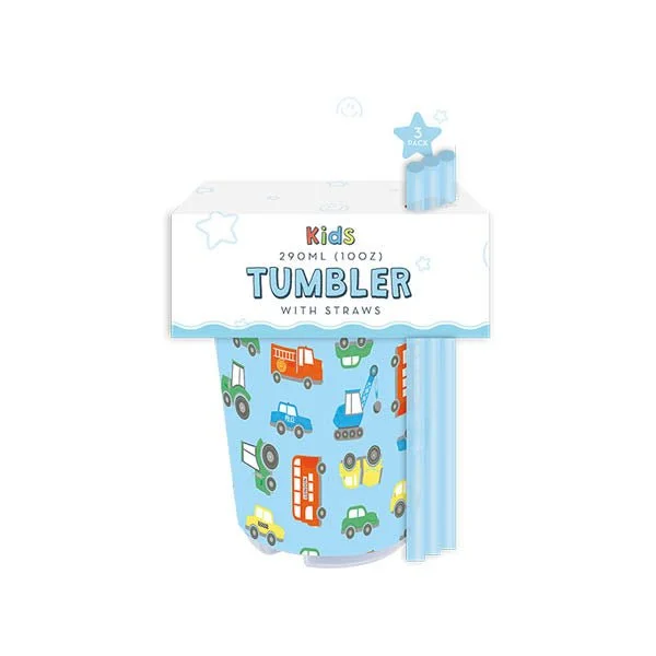 Transport Tumbler With Straw 3 Pack