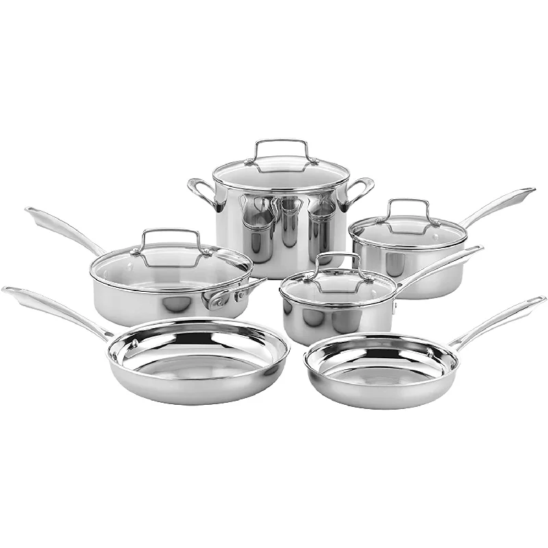 Tri-Ply 10-Piece Classic Cookware Set