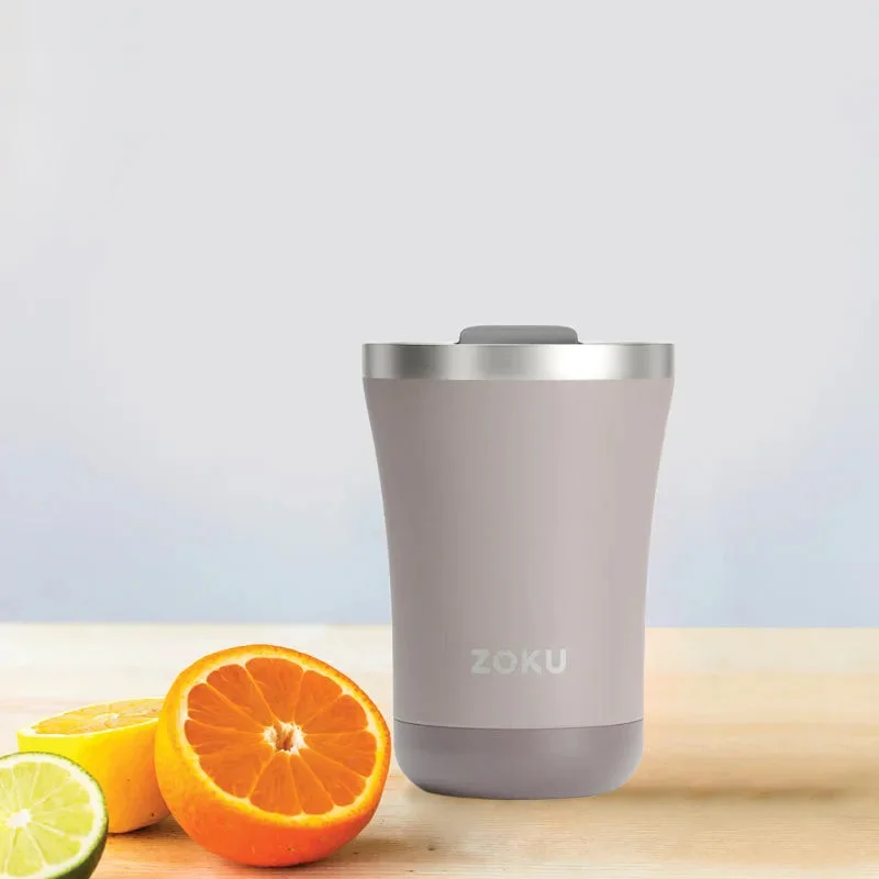 Zoku 3 in 1 Stainless Steel Vaccum Insulated Tumbler | Brown | 4 x 5 inches