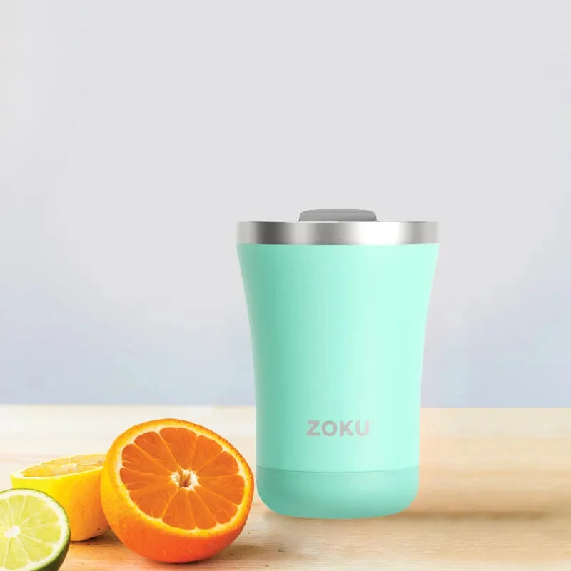 Zoku 3 in 1 Stainless Steel Vaccum Insulated Tumbler | Blue | 4 x 5 inches