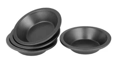 Bakemaster Round Pie Dish Set Of 4 - 12.5x3cm