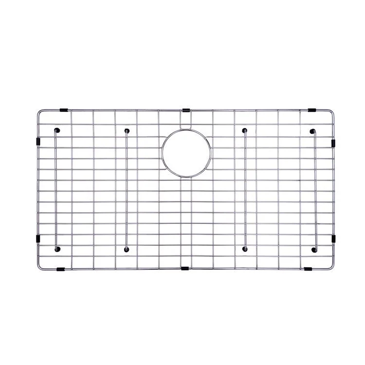 Sink Grid Bailey 16-7/8 x 30-3/4 x 1-1/4 Inch Stainless Steel/Rubber for FSSSB2044L Farmer Sink