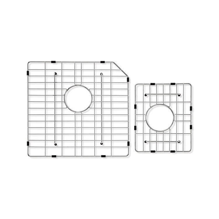 Sink Grid Laguna Stainless Steel/Rubber for KSSDB2580 Double Bowl Farmer Sink