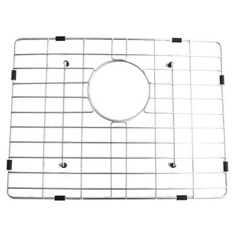 Sink Grid Uberto 13-3/8 x 17-1/2 x 1 Inch Stainless Steel/Rubber for PSSSB2216 Prep Sink