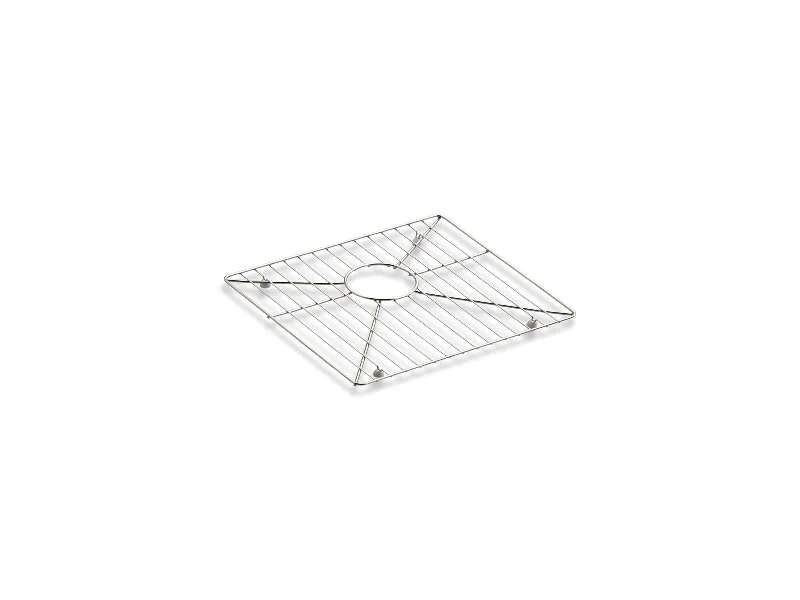 8 Degree Sink Grid in Stainless Steel (17.75" x 14.75" x 1.31")