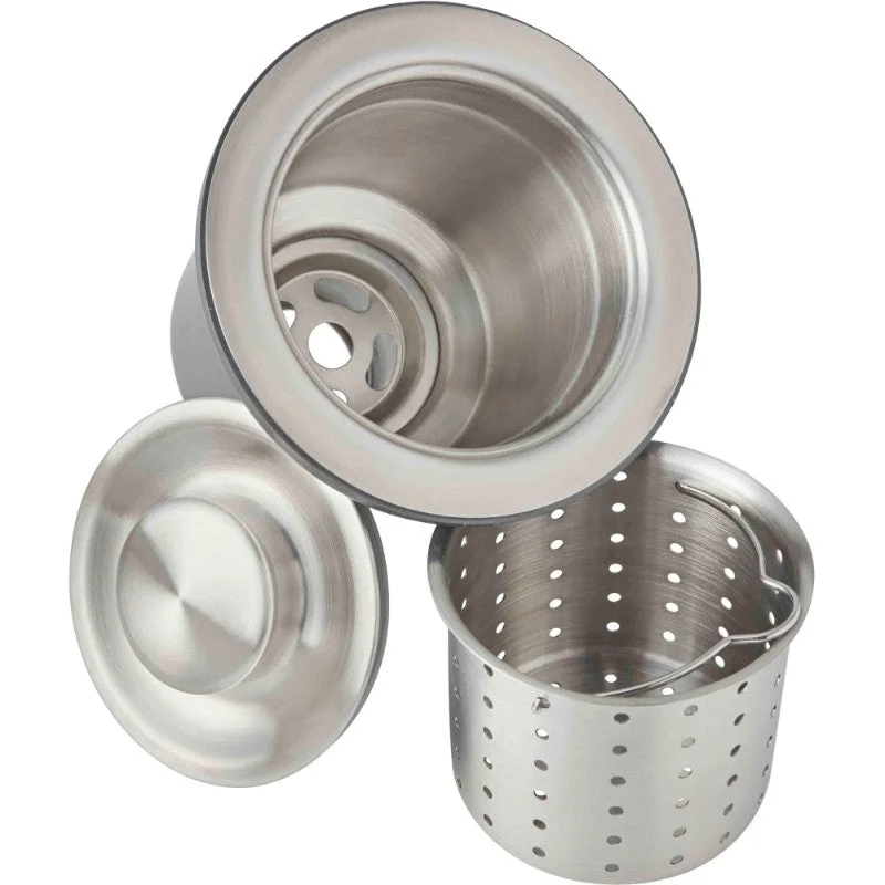 Drain Fitting in Stainless Steel (4.63" x 4.63" x 5.38")