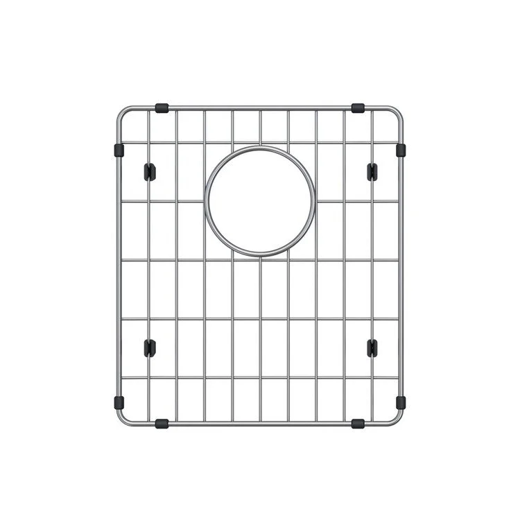 Sink Grid Crosstown Bottom Grid 13 x 14.5 Inch Polished Stainless Steel