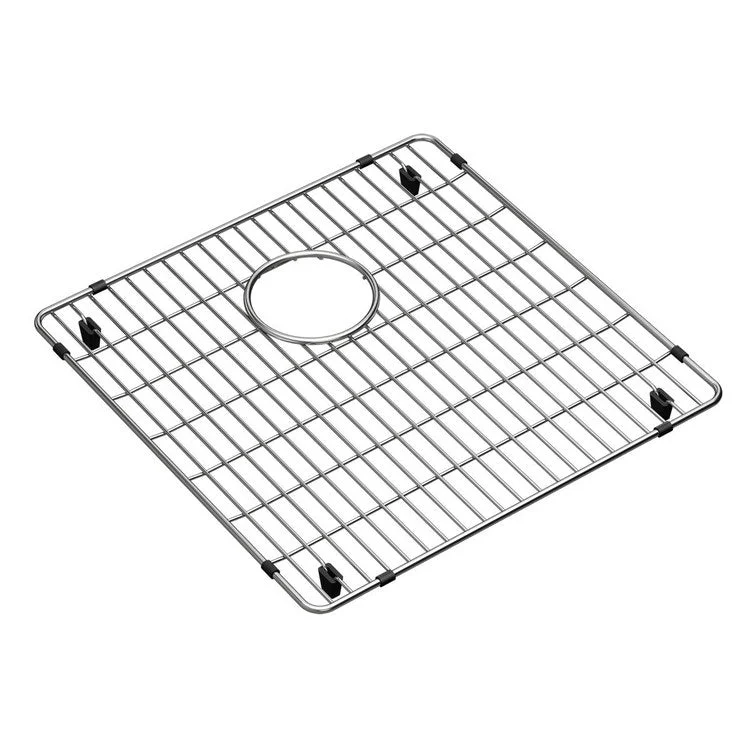 Sink Grid Crosstown Bottom Grid 16.5 x 16.5 Inch Polished Stainless Steel