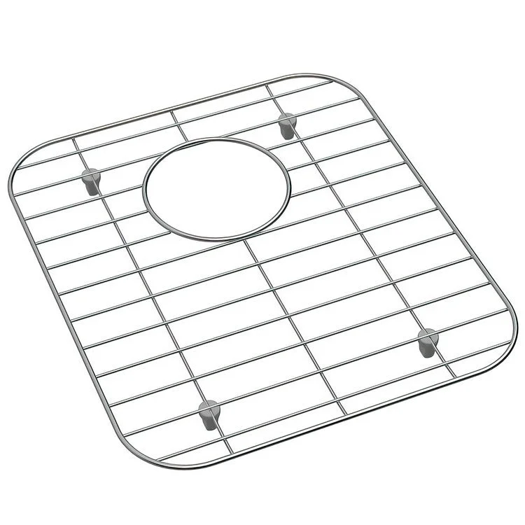 Sink Grid Dayton Classic Bottom Grid 12 x 14 Inch Polished Stainless Steel for Fits Bowl Size 14x15-3/4 Inch Bowls with Rear Center Drain Opening