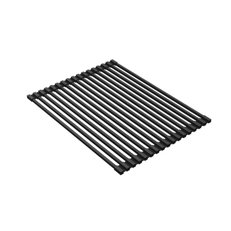 Drying Rack Crosstown Black 17 x 12 Inch Silicone for Elkay Sinks 16-3/4 Inch