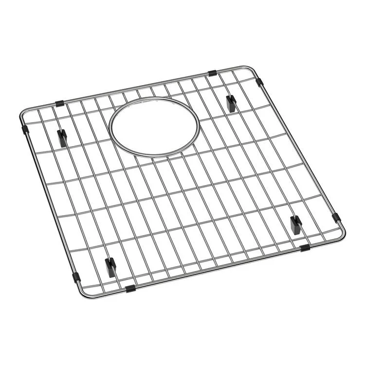 Sink Grid Bottom Grid 15 x 16 Inch Stainless Steel for Fits Bowl Size 16-1/2x16-1/2 Inch Bowls with Rear Center Drain Opening