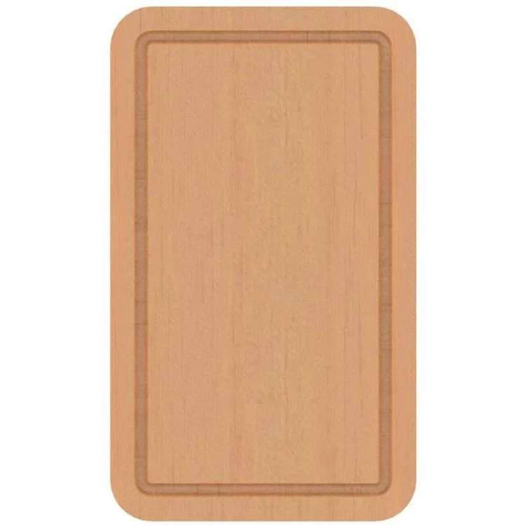 11" x 18.5" Solid Wood Cutting Board for Pescara Series Sinks