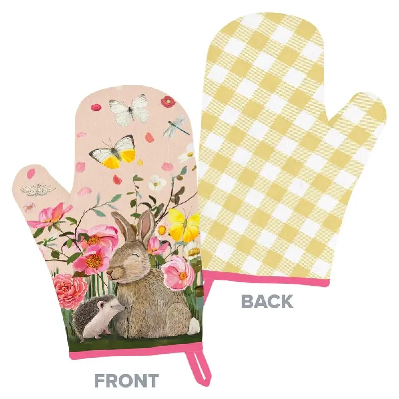 Greenbox Art Springtime Friends Oven Mitt