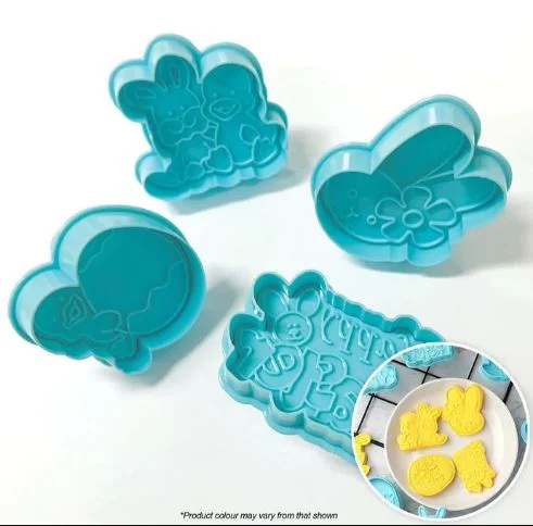 Happy Easter Plunger Cutters - 4 Pieces