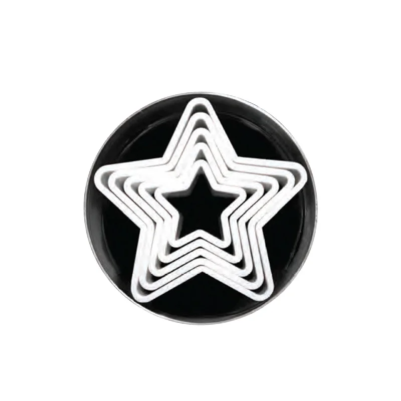 LOYAL Plastic Cutter Star Set of 5