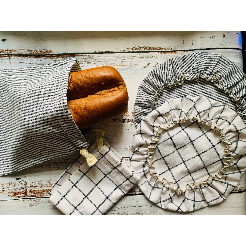 Windowpane and Stripe Bread Makers Set